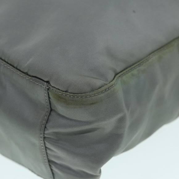 PRADA Tote Bag Nylon Gray Silver Auth bs17648 - Picture 14 of 16